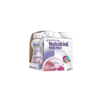 Speciální výživa Nutridrink Multi Fibre s přích.jahoda 4x200ml