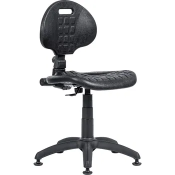 Antares dílenská židle 1290 PU MEK 4059, plastová báze, kluzáky