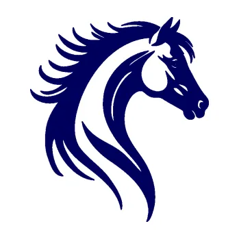 Samolepící dekorace SAMOLEPKA Kůň 106 pravá vlající hříva (23 - tmavě modrá) NA AUTO, NÁLEPKA, FÓLIE, POLEP, TUNING, VLASTNÍ TEXT, TISK, AUTOSAMOLEPKY.cz, POLEPY, OBRÁZEK, LOGO, SAMOLEPKY