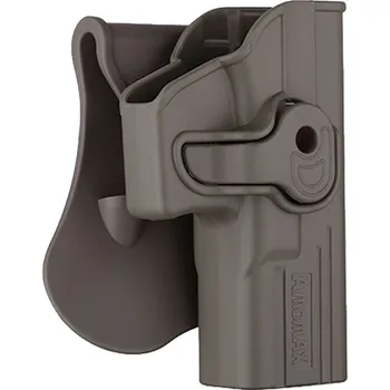 Sportovní střelba Amomax Opaskové polymerové pouzdro pro pistole G série - FDE