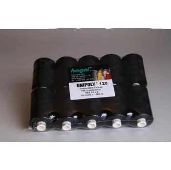 Nit polyesterová Unipoly 1000 m černá