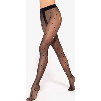 Dámské punčochy Gatta Pixi 01, 20 DEN Barva: Černo-béžová (Nero- beige), Velikost: M