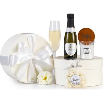 Dárkový potravinový koš Dárková krabička Chvíle ženy