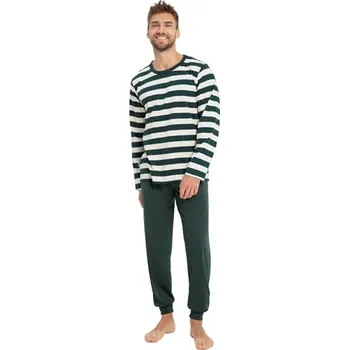 Pánské pyžamo Pánské pyžamo Blake 3080/3081/31 TARO zelená lahvová (botella) M