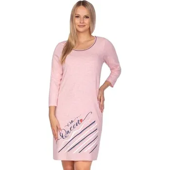 Dámské noční prádlo Dámská noční košile 118/33 REGINA růžová světlá 3XL