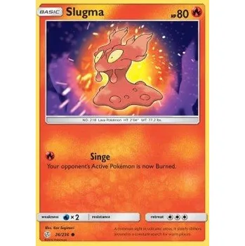 Volný čas Pokémon CEC 026/236 Slugma - Cosmic Eclipse Stav: Excellent, Verze: NORMAL