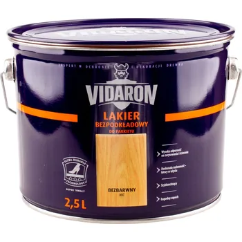 Lak na dřevo Sniezka VIDARON Bezzákladový lak na parkety - matný (2,5L)