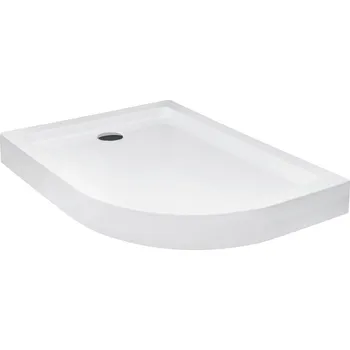 Sprchová vanička HOPA SATURN, asymetrická sprchová vanička akrylátová + Rozměr A - 120 cm, Rozměr B - 90 cm, Rozměr C - 15 cm, Způsob provedení - Pravé, OLBVANACSAT120P