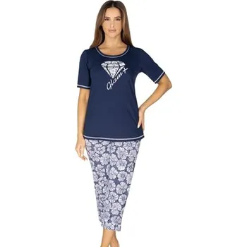 Dámské pyžamo Dámské pyžamo 980 REGINA šedá melír XXL