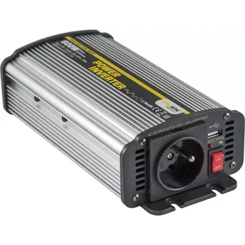 Měnič napětí Carspa CAR600U-12 12V/230V 600W (Měnič napětí - modifikovaná sinus)