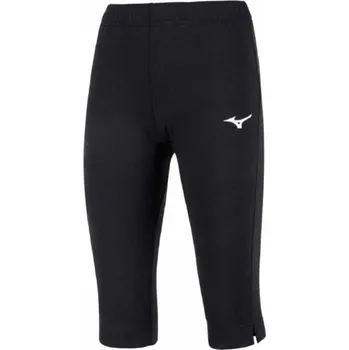 Dámské legíny Dámské sportovní legíny Mizuno High-Kyu Capri Pant - Black Velikost: XS
