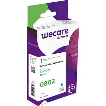 WECARE ARMOR ink kompatibilní s EPSON C13T08024011,modrá/cyan K12319W4
