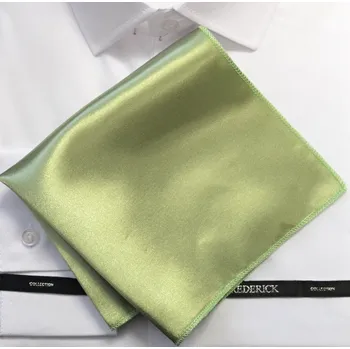 Spona na kravatu Kapesník - vzor 51 - SVĚTLE ZELENÝ