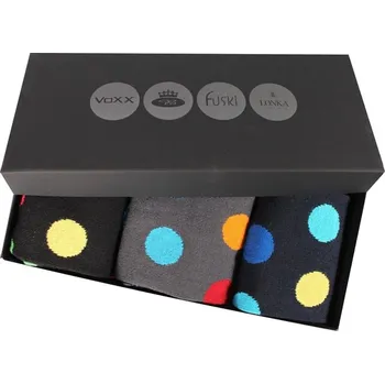 Pánské ponožky Dárková krabička ponožek WEBOX 009 mix 39-42 (26-28)