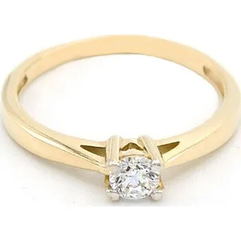 Prsten Zlatý zásnubní prsten se zirkonem 1,75g