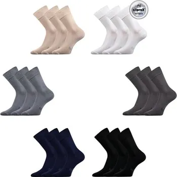 Pánské oblečení Ponožky společenské Lonka DASILVER černá 39-42 (26-28)