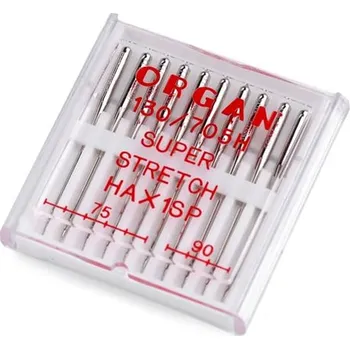 Jehly strojové STRETCH mix 70-90