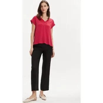 Pánské kalhoty Marella Kalhoty z materiálu Muschio 2413131272 Černá Regular Fit 48