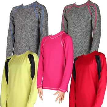 Dětské termo triko s dlouhým rukávem VoXX SO 08 melé/magenta 146-152