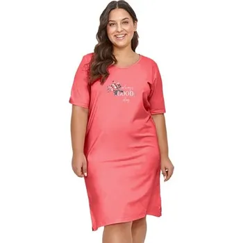 Dámské noční prádlo Dámská noční košile Millie 2931/31 TARO starorůžová 3XL