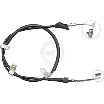 Lanko parkovací brzdy Tažné lanko, parkovací brzda A.B.S. ABSK18857