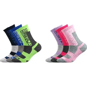 Dětské termo ponožky Dětské FROTÉ ponožky Voxx MATRIX - 6 barev velikost/rozměry: 30-34, barvy a vzory Voxx: růžová magenta