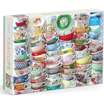 Puzzle Galison Puzzle Čajové šálky 1000 dílků