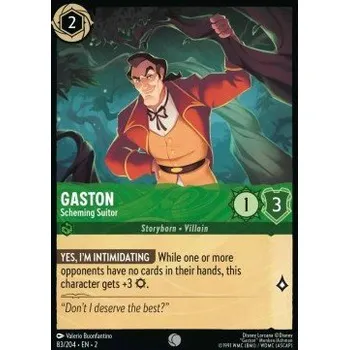 Sběratelská karetní hra ROF 083/204 Gaston - Scheming Suitor - Rise of the Floodborn Verze: HOLO