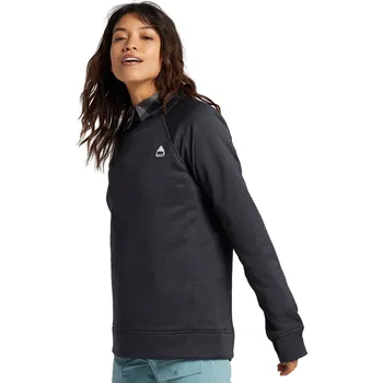 Dámská mikina Technická mikina Burton Wms Oak Crew true black heather M 2026 - Odesíláme do 24 hodin