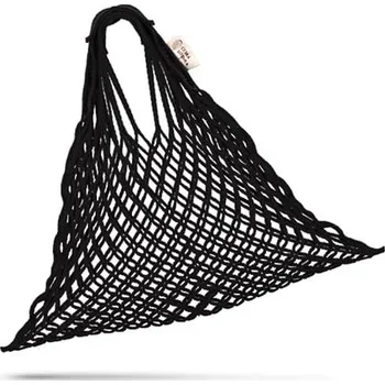 Kabelka SÍŤOVÁ TAŠKA DO RUKY - RETRO černá černá