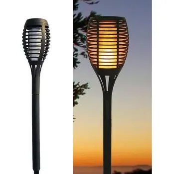 Venkovní osvětlení SOLAR Z30/2 Solární lampa zápich set 4 kusů (Solární zahradní svítidlo 12x LED)