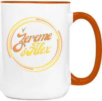 Hrnek velký barevný s potiskem Hrnek velký barevný- žereme