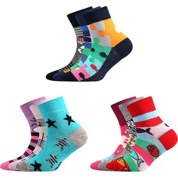 Dětská móda Ponožky 057-21-43 VI mix holka A 23-25 (35-38)