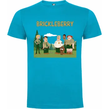 Pánské oblečení Tričko Brickleberry Barva: Tyrkys, Velikost: S