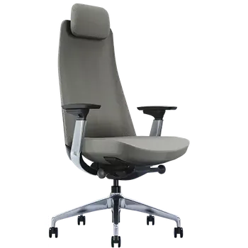 CALIMERA, židle kancelářská, kříž ALU, šedá