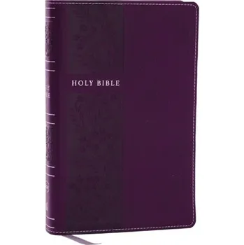 Encyklopedie NKJV Personal Size Large Print Bible with 43,000 Cross References, Purple Leathersoft, Red Letter, Comfort Print (Thumb - Thomas Nelson