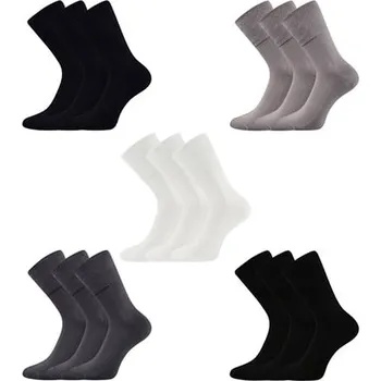 Pánské ponožky Zdravotní ponožky FINEGO černá 39-42 (26-28)