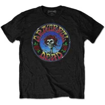 Pánské tričko Merch The Grateful Dead: Grateful Dead Unisex T-shirt: Bertha Circle Vintage Wash (small) S