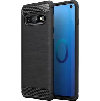 Pouzdro na mobilní telefon pouzdro Carbon Case pro Huawei P Smart 2019 / Honor 10 Lite černé