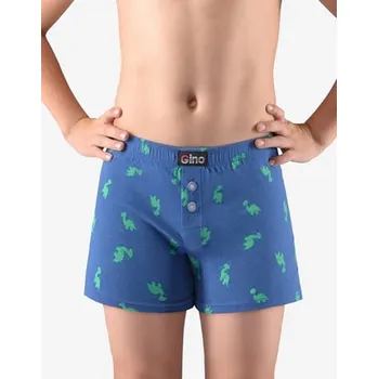 Chlapecké spodní prádlo Chlapecké volné trenky GINO 25014P modrá akvamarín 116/122