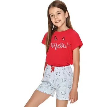 Chlapecké pyžamo Dívčí pyžamo Sonia 2711/2712/2 TARO červená tmavá 116