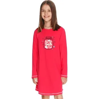 Dívčí noční košile TARO Livia 2794/21 malina (Raspberry) 134