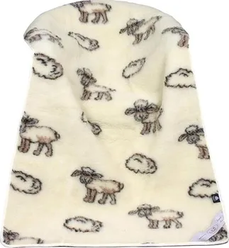 Dětská deka Bellatex Merino dětská vlněná deka 100 x 150 cm ovečka