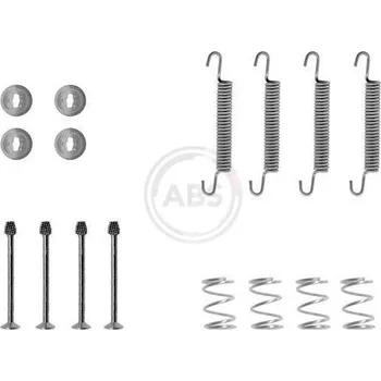 Brzdová čelist Sada příslušenství, parkovací brzdové čelisti A.B.S. 0711Q