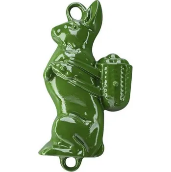 Pánev HONZA litinová pečicí forma Gourmetina listově zelená