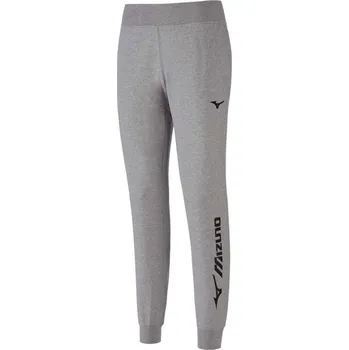 Pánské tepláky Mizuno Terry Pant Long - Grey Melange Velikost: XXL
