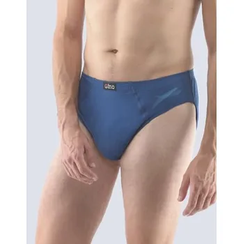 Trenýrky Pánské slipy s úzkým bokem GINO 70065P lékořice sv. tyrkysová S/M