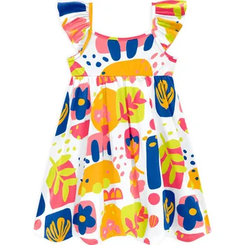 Dívčí šaty Dívčí šaty NANAI PICTURE bílé Velikost: 116