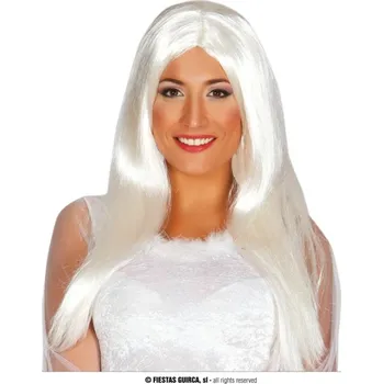 Karnevalová paruka Paruka dlouhá bílá