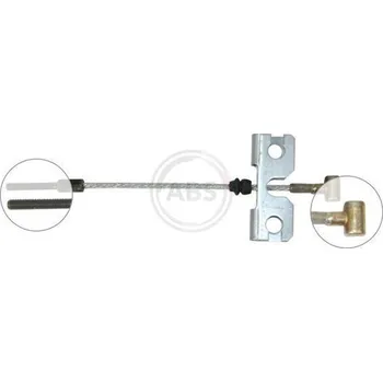 Lanko parkovací brzdy Tažné lanko, parkovací brzda A.B.S. K19751